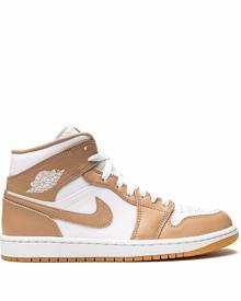 Jordan Air Jordan 1 Mid "Tan/Gum" sneakers - White