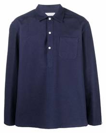 Mackintosh MILITARY cotton shirt - Blue
