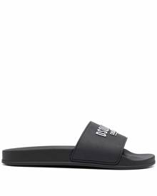 Dsquared2 logo-print slides - Black