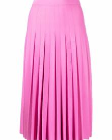 Balenciaga pleated midi skirt - Pink