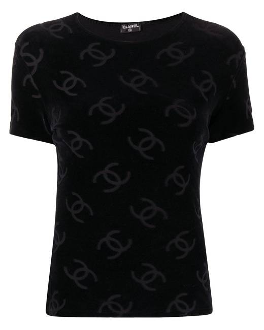 Chanel Women's Round Neck T-Shirts - Clothing