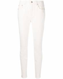 R13 slim cut jeans - White