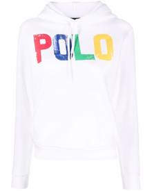 Polo Ralph Lauren logo-print hoodie - White