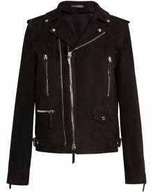 Giuseppe Zanotti suede biker jacket - Black