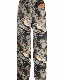 Heron Preston camouflage-print track pants - Green