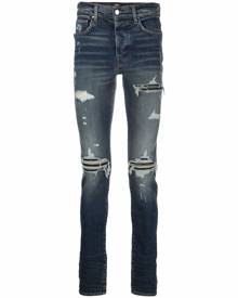 AMIRI distressed skinny fit jeans - Blue