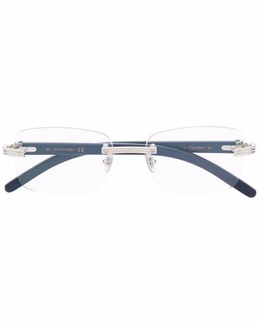 Men s Rimless Eyeglasses Glasses Stylicy India