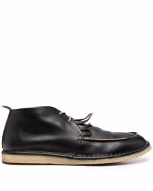 Henrik Vibskov distressed-effect lace-up loafers - Black