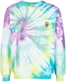 Stain Shade tie-dye print sweatshirt - Blue