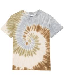 Molo tie-dye swirl organic cotton T-shirt - 7596 TIE DYE SWIRL