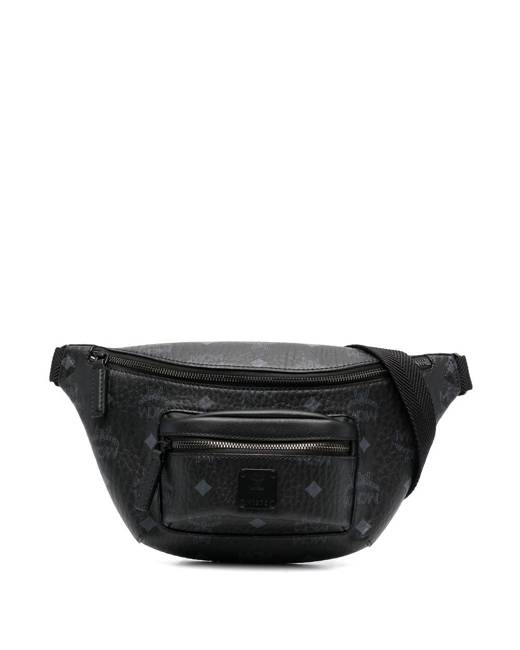 Mcm double logo hot sale belt bag