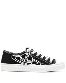 Vivienne Westwood Orb-print low-top sneakers - Black