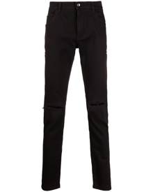 Dolce & Gabbana ripped-knee skinny jeans - Black