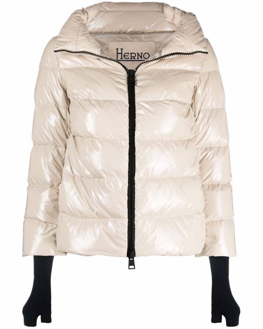 Herno Velvet Shine Puffer Jacket