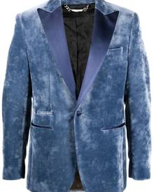 Philipp Plein Lord Fit single-breasted blazer - Blue