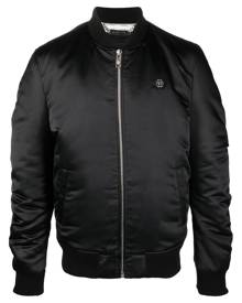 Philipp Plein skull-print bomber jacket - Black