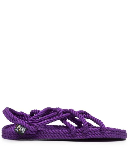 Purple on sale rope sandals