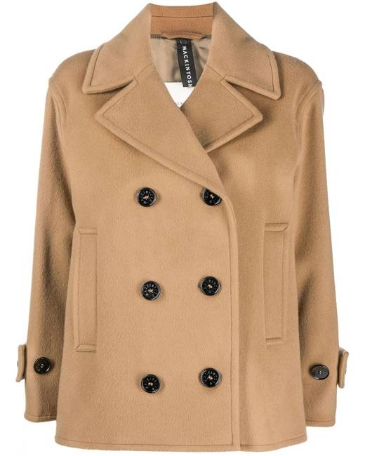 dark brown peacoat