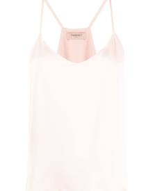 TWINSET V-neck racerback vest - Pink