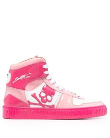 Philipp Plein Skull high-top sneakers - Pink