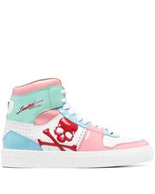 Philipp Plein Skull high-top sneakers - Pink