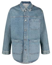 Valentino Garavani logo-print denim-jacket - Blue