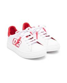 Dsquared2 Kids logo-print low-top sneakers - White