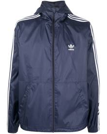 adidas zipped hooded jacket - Blue