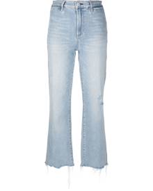 alice + olivia Gorgeous raw-cut gaucho jeans - Blue