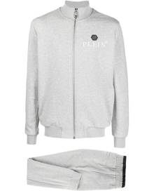 Philipp Plein logo-print cotton tracksuit set - Grey
