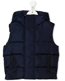 DSQUARED2 KIDS padded zip-up gilet - Blue