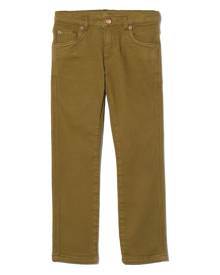 Bonpoint corduroy straight-leg trousers - Green