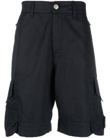 Stone Island Shadow Project knee-length cargo shorts - Blue