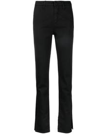 Federica Tosi side-slit slim-fit jeans - Black