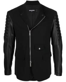 Dsquared2 x Ibrahimović hybrid biker jacket - Black