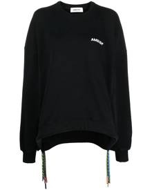 AMBUSH logo-print long-sleeve sweatshirt - Black