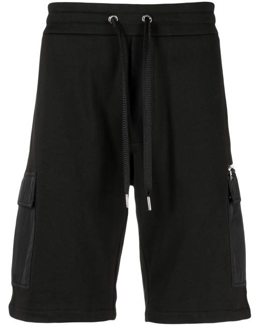 for Men Blue Mens Shorts Moncler Shorts Moncler Tech Mesh Jersey Shorts in Black 