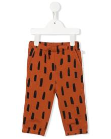 Stella McCartney Kids spot-print drawstring trousers - Brown