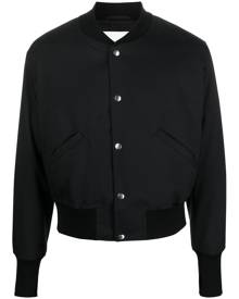 Jil Sander cropped bomber jacket - Black