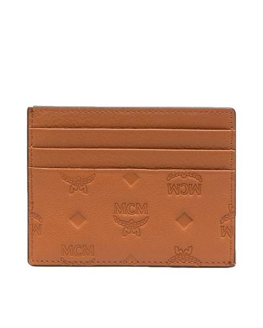 Small Bifold Wallet with Card Case in Visetos Original Cognac