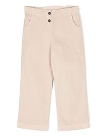 Zhoe & Tobiah corduroy button-fastening trousers - Neutrals