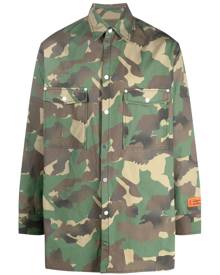 Heron Preston camouflage-print shirt jacket - Green