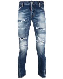 Dsquared2 ripped skinny-cut jeans - Blue