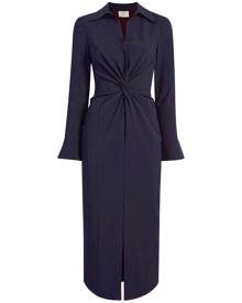 Cinq A Sept McKenna ruched shirt dress - Blue