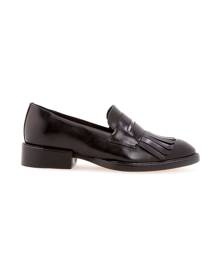 Sarah Chofakian Moma leather loafers - Black