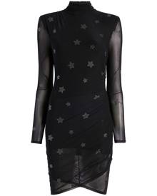 Cinq A Sept Marlene star-print mini dress - Black