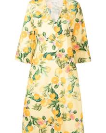 Cara Cara Martina botanical-print dress - Yellow