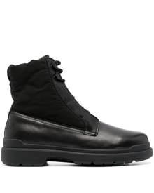 Calvin Klein padded-panel lace-up boots - Black