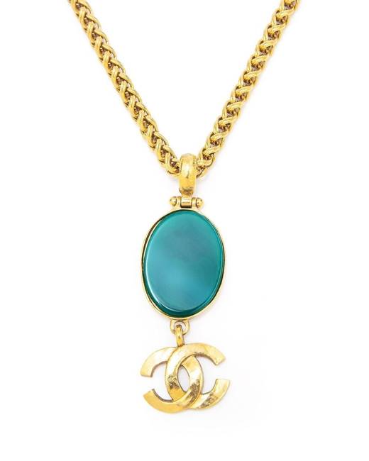 CHANEL Pre-Owned 2007 CC Clover Charm Necklace - Farfetch