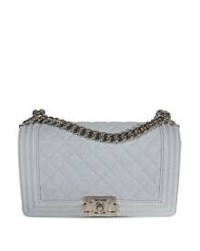 CHANEL Pre-Owned medium Boy shoulder bag - Blue